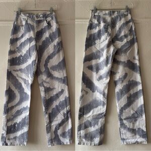 Printed Tie Dye Jeans